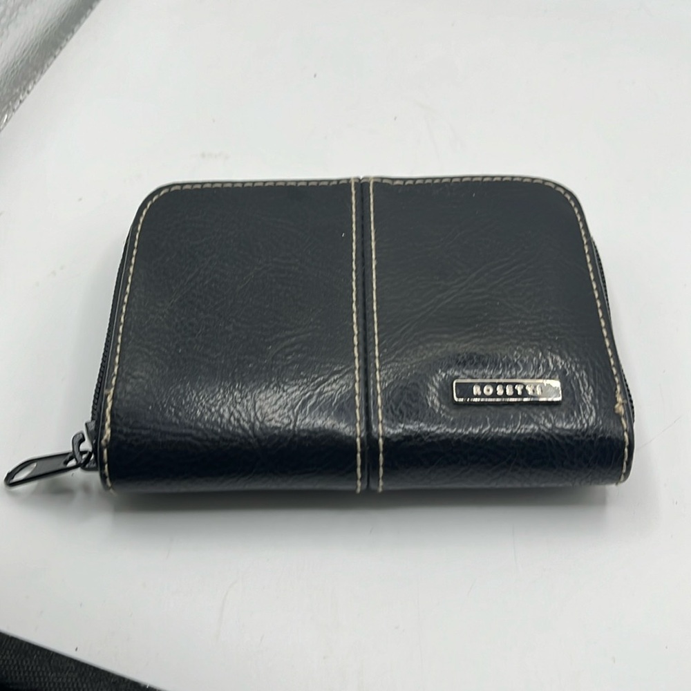 Black Zippered Wallet by Rosetti 3 for 20$